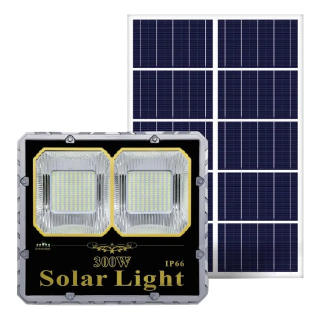 Luminaria Reflector Led Solar 200w 2400lm 6500k Ip66