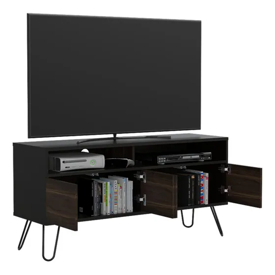      Rack Vassel, Para Tv De 55 , Wengue Y Habano