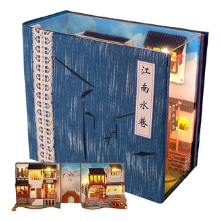 Casa De Muñecas 3d En Miniatura Para Niños Con Luces Casa De Muñecas 3d En Miniatura Para Niños Con Luces