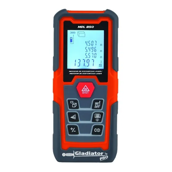 Medidor Laser 50mts Gladiator  Mdl850