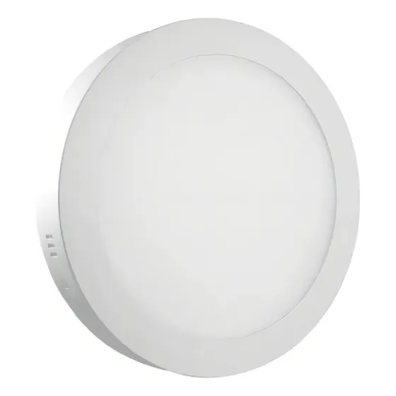 Painel Plafon Led Sobrepor Redonda 24w Branco Frio Elgin 127/220V