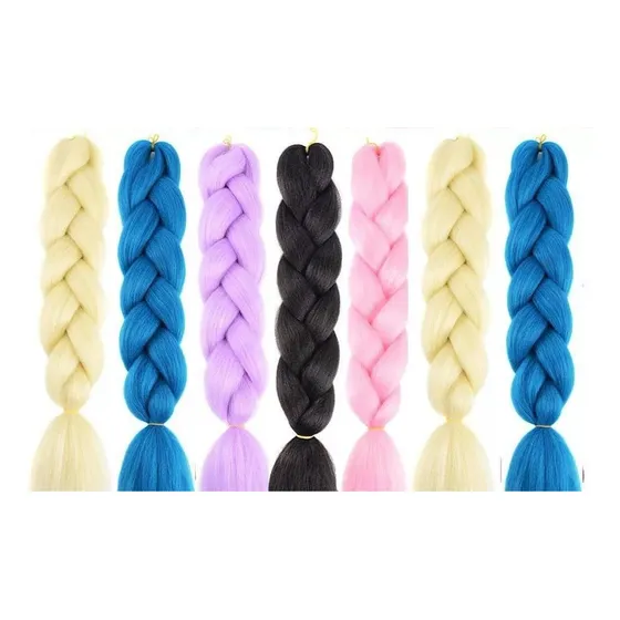 Kanekalon Pelo Sintético Trenzas Africanas Color 1