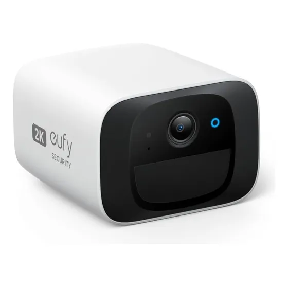 Solar Cámara De Seguridad Inalámbricas Eufy SoloCam C210, 3mp HD, 135° Cámara de Vigilancia para el Hogar con Pan & Tilt, Seguimiento Inteligente por AI, Cámara de Exterior, IP67 Impermeable, Wi-Fi