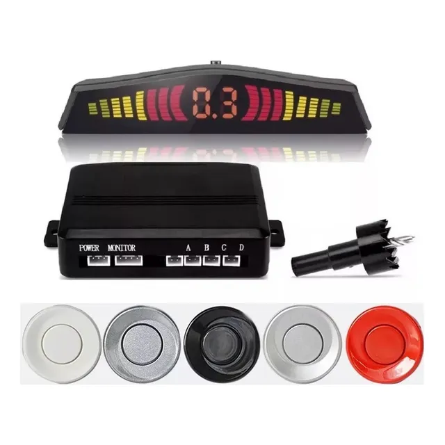 Sensor De Estacionamento 18,5mm Ré Universal Display Sonoro