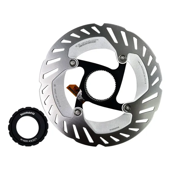 Disco Rotor Shimano Rt- Cl800 Ice Tech Centerlock 140mm Color Plateado