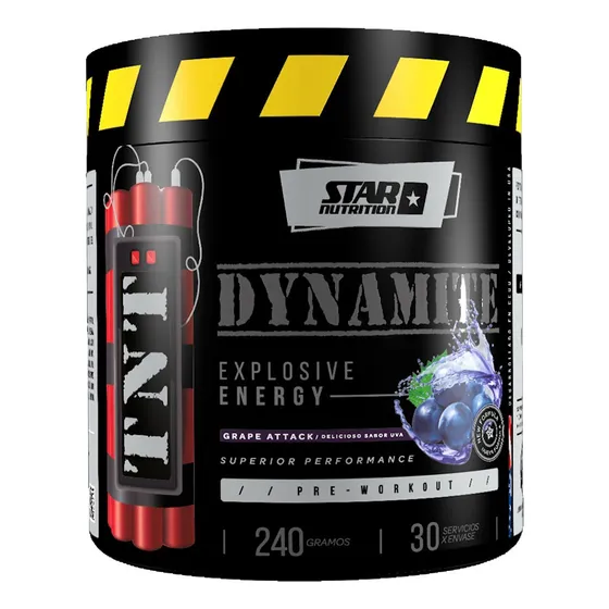 Tnt Dynamite Pre Entreno Star Nutrition X240g - Grape Attack