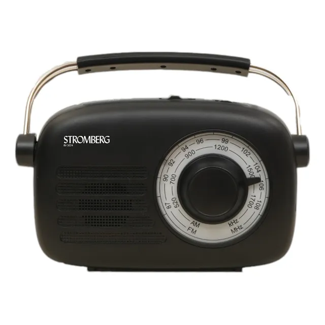 Radio Analogica Am/fm Stromberg Rv-2024 Usb-c Antena Negro
