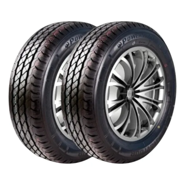 Kit De 2 Llantas Powertrac 225/65r16c 112/110t Vantour