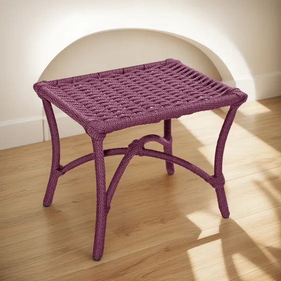 Mesa De Centro Brisa - Corda Náutica Decoração Sala/varanda