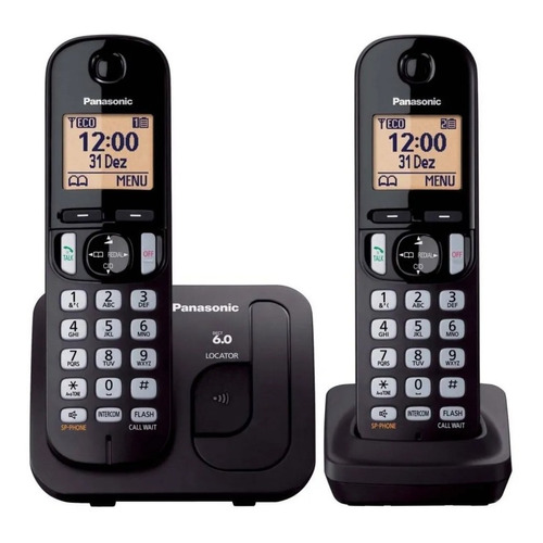 Teléfono Inalámbrico Digital Panasonic Kx-tgc212 Negro
