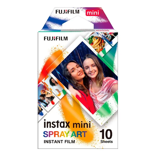 Película Fujifil Instax Mini Spray Art Caja C/10 Fotografías