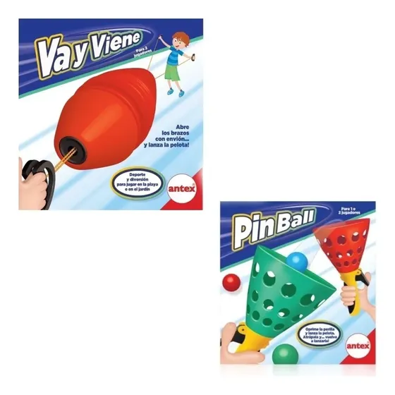 Super Combo Juegos Aire Libre Pinball + Va Y Viene 2 Jugador