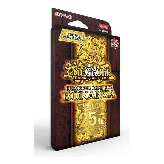 Yugioh Quarter Century Bonanza Minibox Inglés Ct 5 Boosters