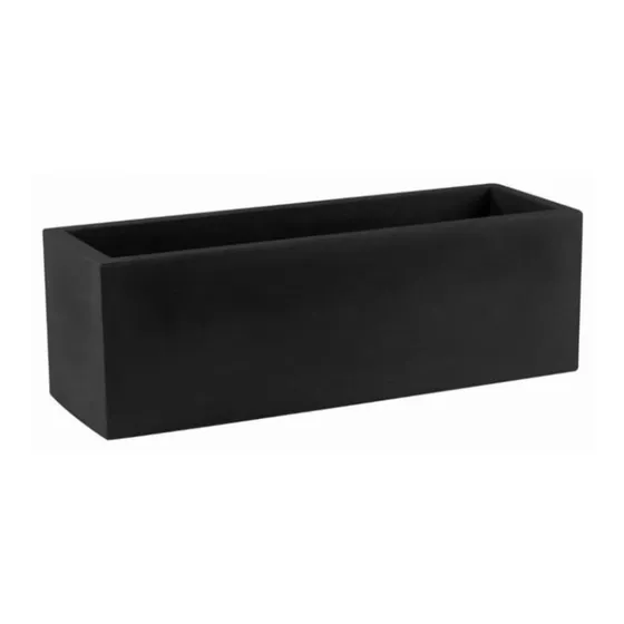 Maceta Minimalista Modelo Jardinera  100x20x20