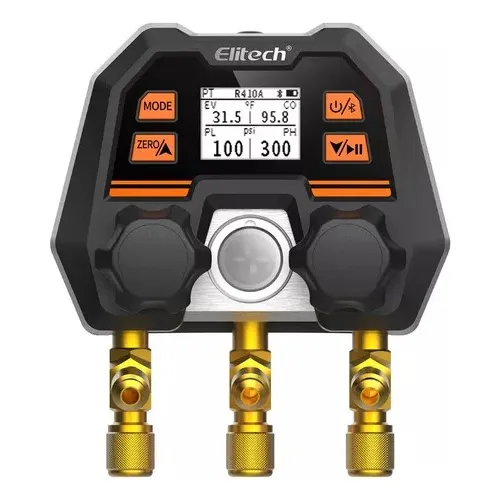 Manifold Digital Elitech Ms100 Bluetooth 2 Vias C/ Estojo