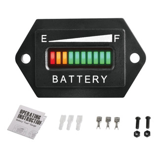 Led 12/24v Battery Indicator Battery Monitor For Lead A... Led 12/24v Battery Indicator Battery Monitor For Lead A...