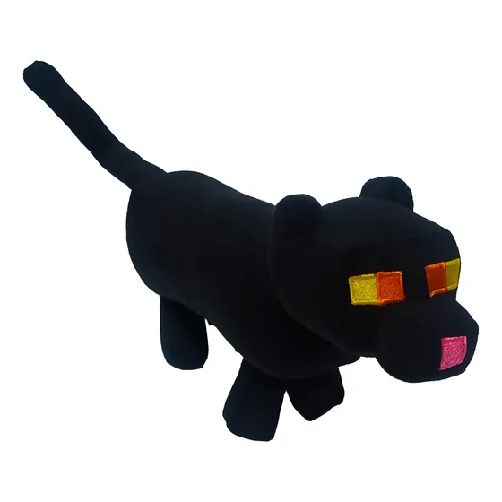 Peluche Gato Minecraft Negro