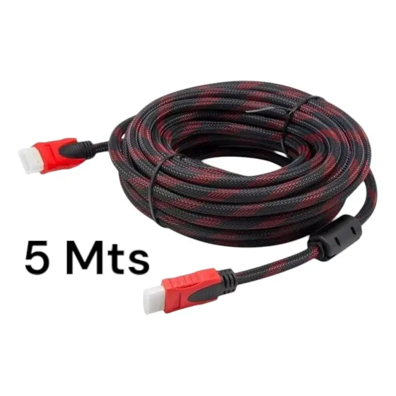 Cable Hdmi 5 Metros 1080 Hd Bluray 3d Ps3 Ps4