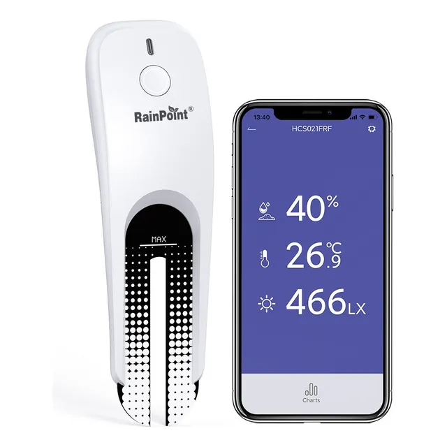 Sensor De Temperatura Humedad Y Luminosidad Wifi Rain Point