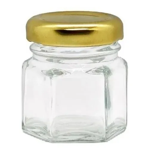 Mayorista 30 Frascos Hexagonal De 40 Cc Con Tapa Oferta