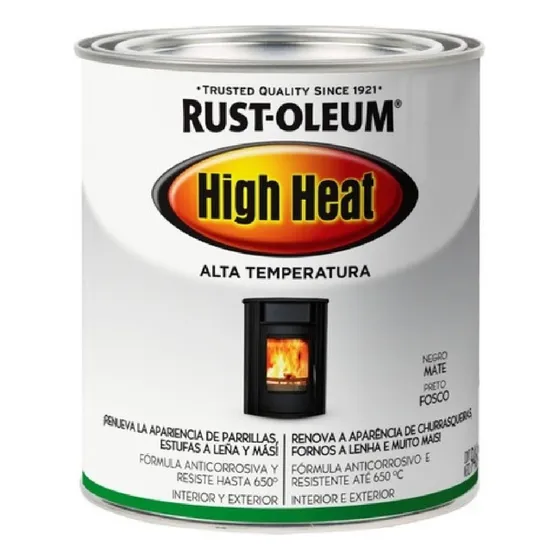Pintura De Alta Temperatura Rust-oleum 650° 0.987ml
