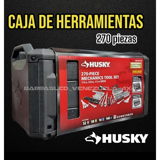 Caja De Herramientas Husky 270 Piezas Originales Nuevas