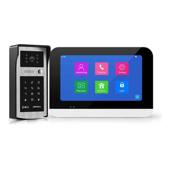 Kit Video Portero Inteligente Ip Db10-ids Tuya Smart Monitor
