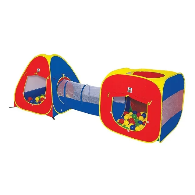 Toca Barraca Infantil Com Tunel  3 Em 1 + Barato ! 