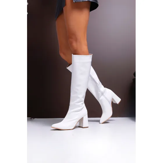 Botas Botitas Timothea 25000700 Mujer Caña Alta Cuero