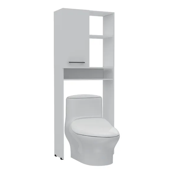 Gabinete De Baño Sharon, Blanco, Ideal Para Ahorrar Espacio