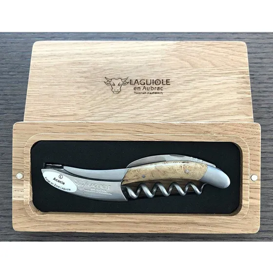 Laguiole Aubrac Sommelier Sacacorcho Para Mango Madera