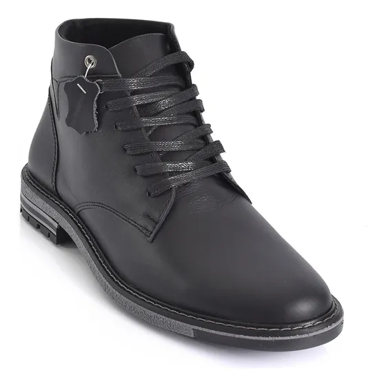 Sky Walk Botas Cuero Hombres 66311161negro