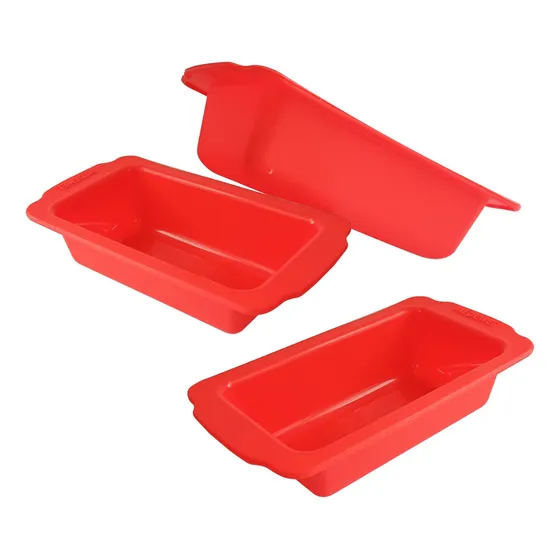 Pack X3 Molde Silicona Mini Budinera Medewet Repostería/ Pan