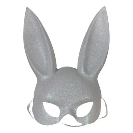 Máscara Orejas De Conejo Playboy Glitter