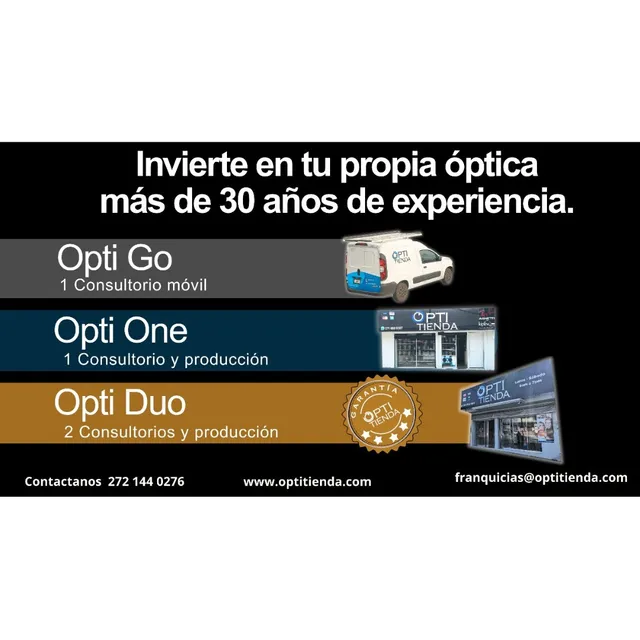 Franquicia Óptica A Crédito Tú Negocio De Venta De Lentes 