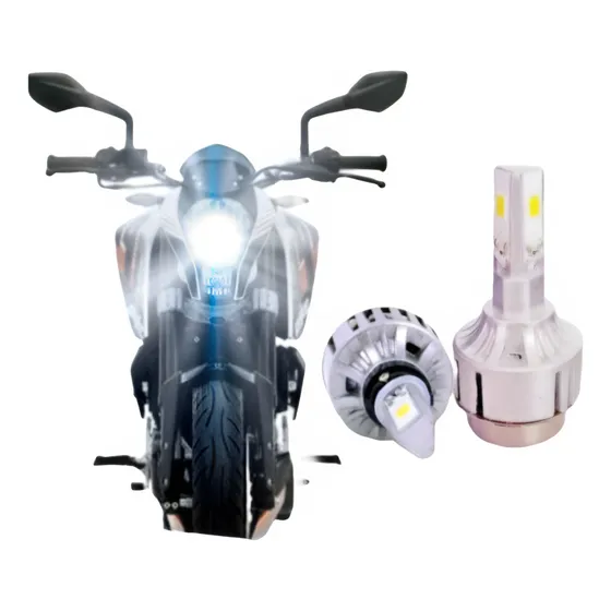 02 Lâmpadas Super Led 3d H7 6000k Moto S1000 Rr Hp4 2013