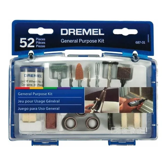 Juego De 52 Puntas De Uso General Dremel 687-01 Frecuencia N/a