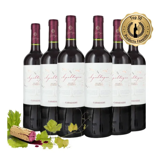 6 Vinos Apaltagua Select Reserva Carmenere