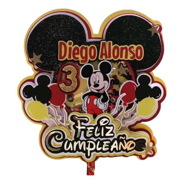 Topers Para Tortas Mickey Mouse.decoración D Pared Guirnalda