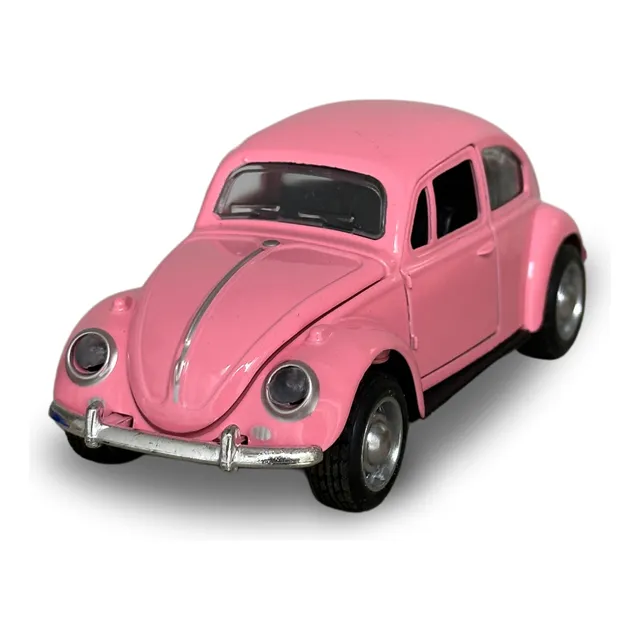 Carrinho Fusca De Ferro Fricção Miniatura Brinquedo Coleção