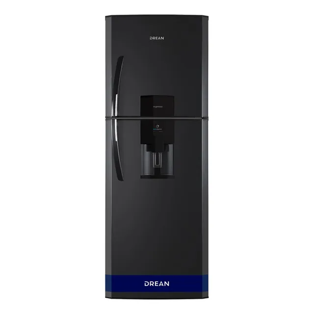 Heladera Drean HDR400F11N Con Freezer 396l 220v Color Negro