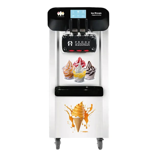 Máquina Helados Suave De Piso Embraco, Batidor Acero Inox