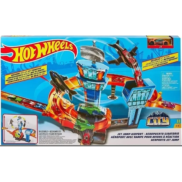 Aeropuerto Giratorio Hot Wheels Como Nuevo