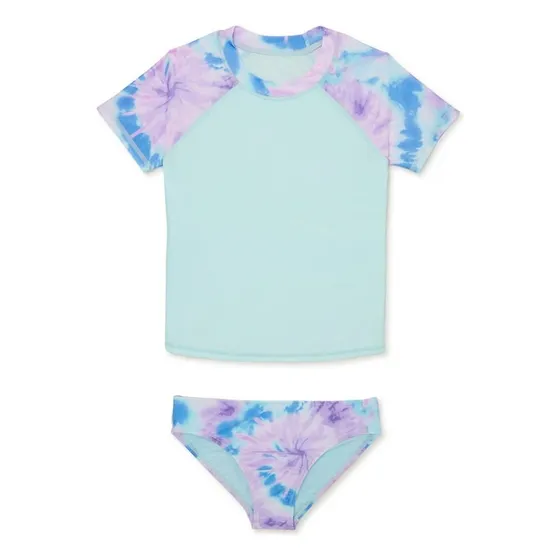 Traje De Baño Para Niña Importado Wonder Nation Tie Dye
