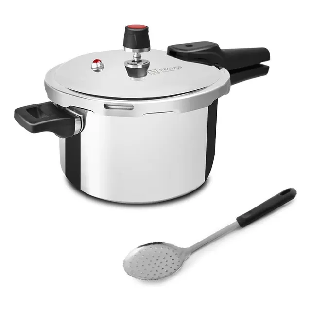 Olla A Presion Facusa 7lts Acero +espumadera Duo Mi Regalote