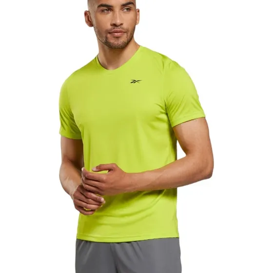 Franela Reebok Hombre Deportiva Hl4299 Verde Corta