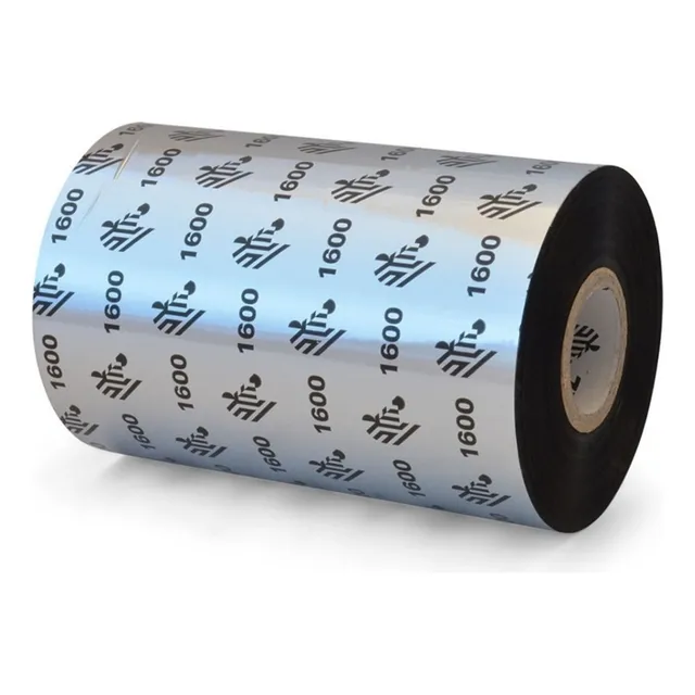 Zebra 01600bk11045 - Cinta Ribbon De Cera 1600 - 450 Metros
