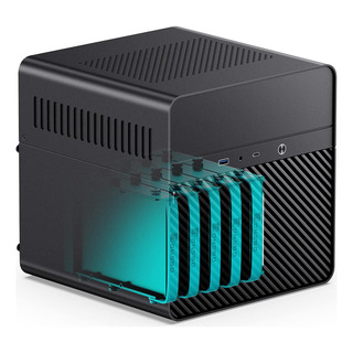 Jonsbo N2 Black Nas Itx Case 5+1 Mini Estuche De Aluminio De Jonsbo N2 Black Nas Itx Case 5+1 Mini Estuche De Aluminio De