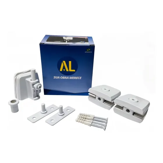 Kit 02 Instalação Janela Pivotante Vidro Alvenaria Blindex