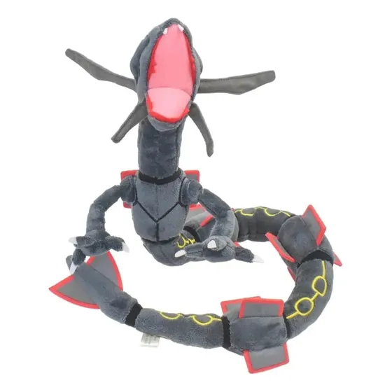 Pokémon Rayquaza Anime Pelúcia De Alta Qualidade Cor Cinza-escuro